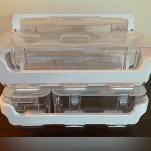 Deflecto double caddy organizer